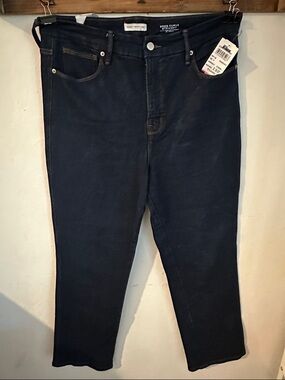 Good American Good Curve Straight Jeans Size 12 NWT